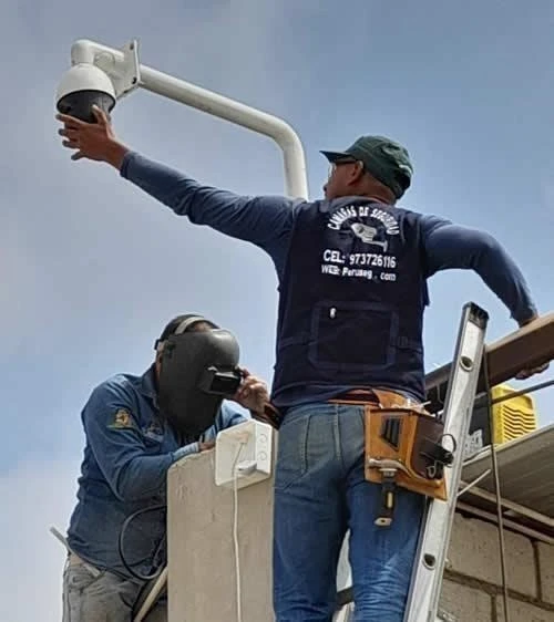 Instalación de cámara exterior fija en Viru